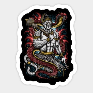 Hanuman with Garaga Sticker